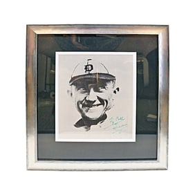 ty cobb detroit tigers autographed signed