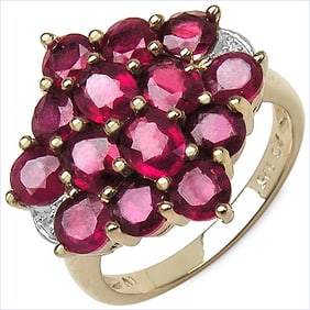 4.73 CT Glass Filled Ruby and