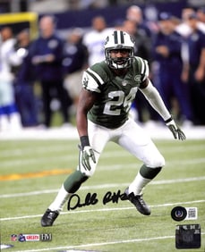 darrell revis autographed/signed new york jets