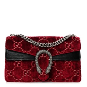 Gucci Velvet Skipper Crystal GG Monogram