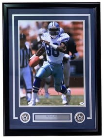 michael irvin signed framed 16x20 dallas