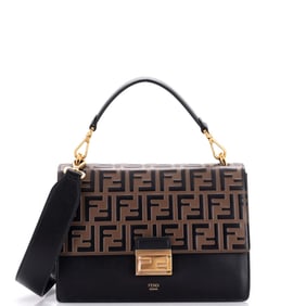 Fendi Kan U Shoulder Bag Zucca