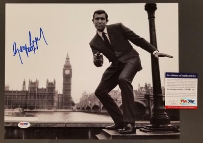 george lazenby signed 007 james bond