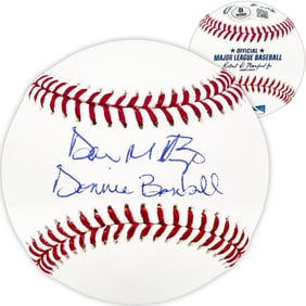 don mattingly autographed MLB baseball yankees