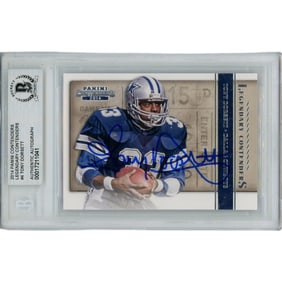 tony dorsett autographed 2014 contenders 4