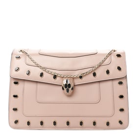 Bulgari Calfskin Scaglie Studs Serpenti Forever