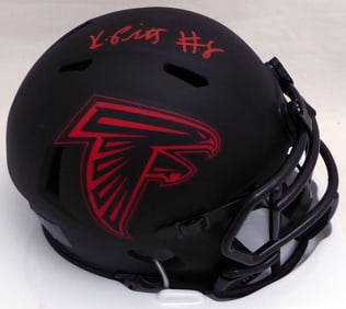 Kyle Pitts Autographed Falcons Eclipse Black