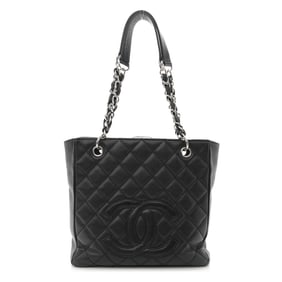 Chanel Caviar Quilted Petit Shopping Tote