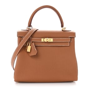 Hermes Togo Kelly Retourne 25 Gold