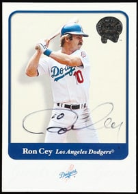 Ron Cey Los Angeles Dodgers Signed