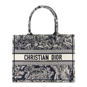 Christian Dior Canvas Embroidered Medium Toile