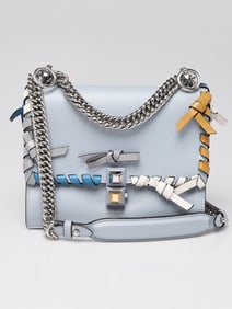 Fendi Light Blue Leather Mini I
