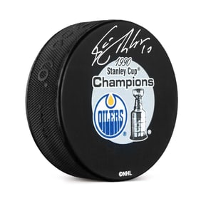 esa tikkanen signed edmonton oilers 1990