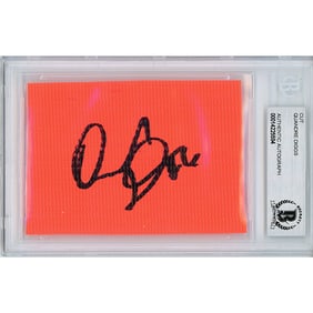 quandre diggs signed football pylon piece