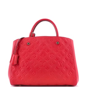 Louis Vuitton Montaigne Handbag Monogram Empreinte