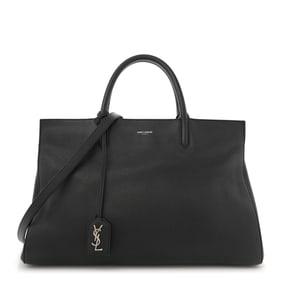 Saint Laurent Grained Calfskin Medium Cabas
