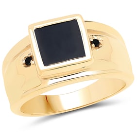2.03 CT Genuine Black Onyx and