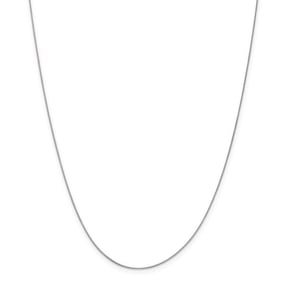 14k White Gold 0.50 mm Box