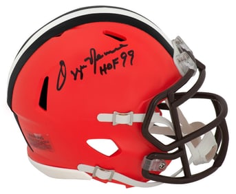 ozzie newsome signed browns riddell speed