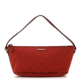 Gucci Monogram Boat Pochette Red