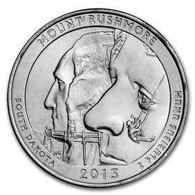 2013-P ATB Quarter Mount Rushmore National