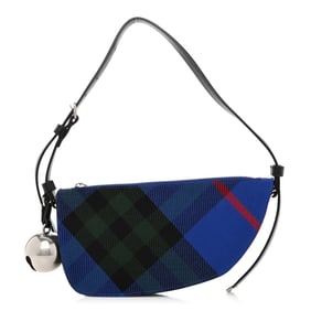 Burberry Jacquard Check Mini Shield Bag
