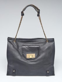 Chloe Black Pebbled Leather Large Sally