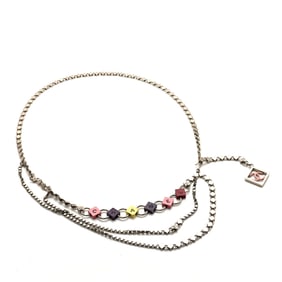 Chanel Enamel Letter CC Chain Belt