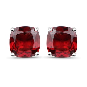 3.00 CT Genuine Garnet 14K White