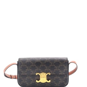 Celine Triomphe East-West Shoulder Bag Triomphe