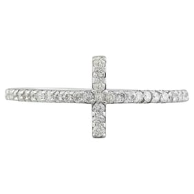 0.30 Carat 14K Solid White Gold