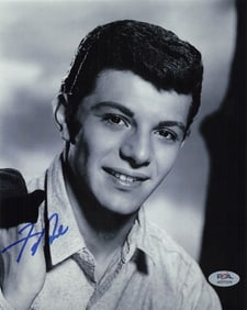frankie avalon signed 8x10 PSA/DNA music