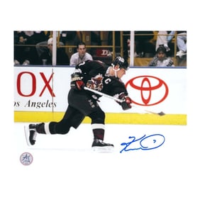 keith tkachuk autographed phoenix coyotes slapshot