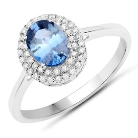 1.18 CT Genuine Blue Sapphire and
