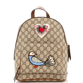 Gucci Zip Pocket Backpack Embroidered GG