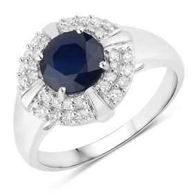1.71 CT Genuine Blue Sapphire and