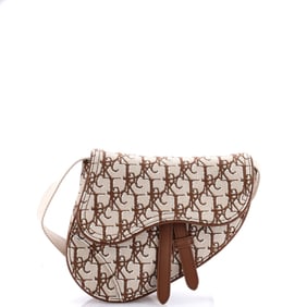 Christian Dior Saddle Belt Bag Cactus