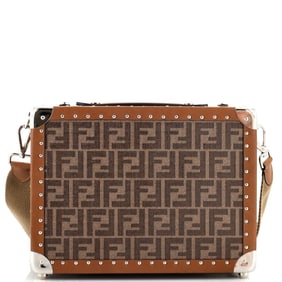 Fendi Rigid Suitcase Zucca Canvas with