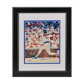 andre dawson chicago cubs autographed signed
