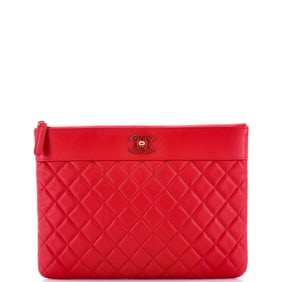 Chanel Mademoiselle Vintage O Case Clutch