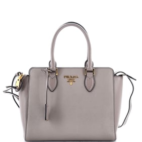 Prada Convertible Tote Saffiano with Soft