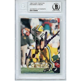 mark chmura signed green bay packers
