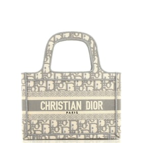 Christian Dior Book Tote Oblique Canvas