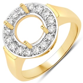 0.48 CT Genuine White Diamond 14K