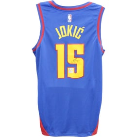 nikola jokic signed denver nuggets nike