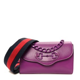 Gucci Azalea Calfskin Web Monochrome Mini