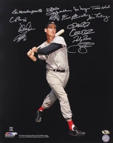 ted williams red sox multi signed