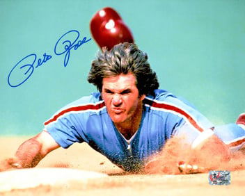 pete rose autographed signed 8x10 photo