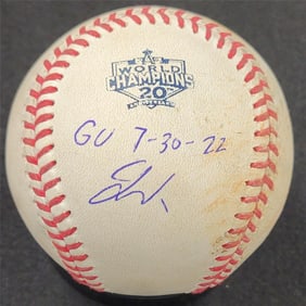 jared walsh signed "gu 7-30-22" 2022