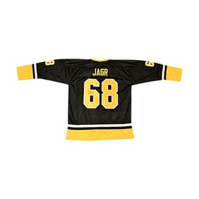 jaromir jagr pittsburgh penguins autographed signed